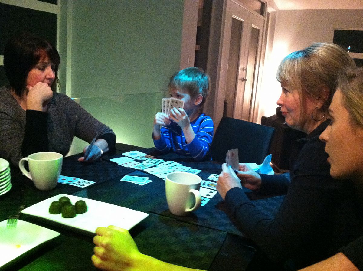 Ben holds all the cards - from the Castlegar Fall 2012 photo gallery.