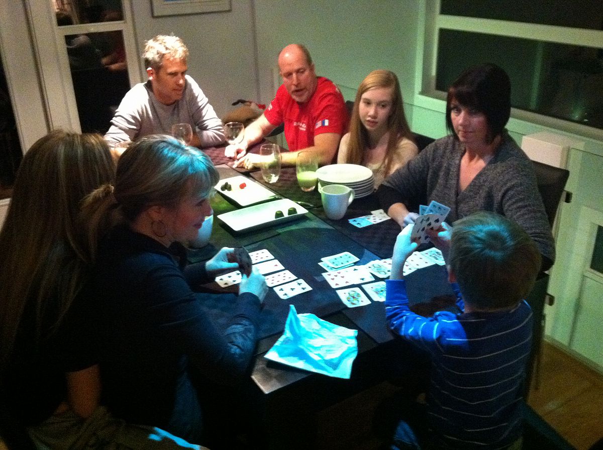 Ben holds all the cards - from the Castlegar Fall 2012 photo gallery.