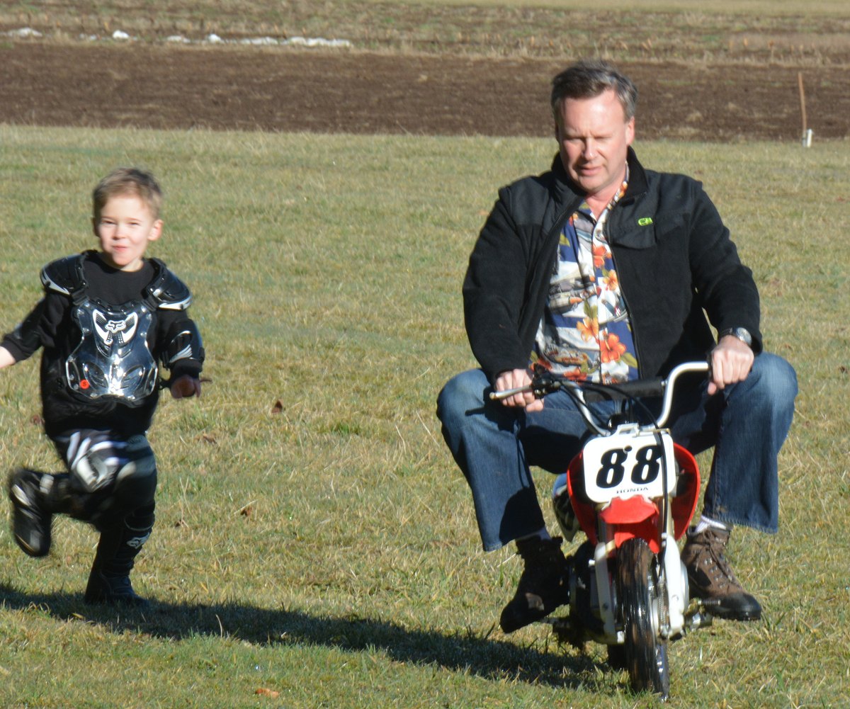Come back with my dirt bike! - from the Dirt Biking with Miriam and Rodney photo gallery.