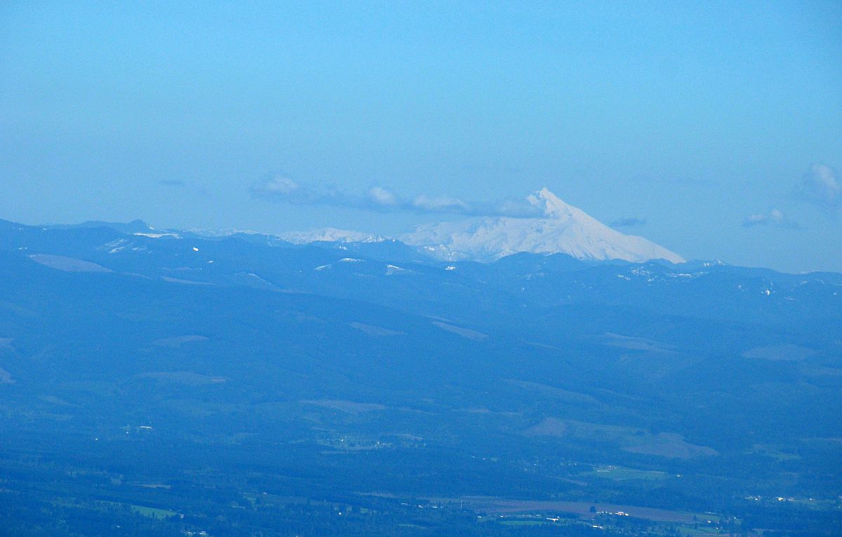 Mount Hood, of course - from the Flying to Florence May 2012 photo gallery.