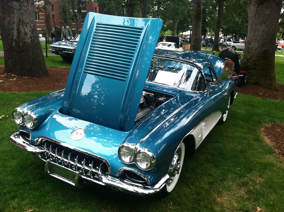 Early Corvette 1960 maybe - from the Forest Grove Concours d'Elegance 2012 photo gallery.