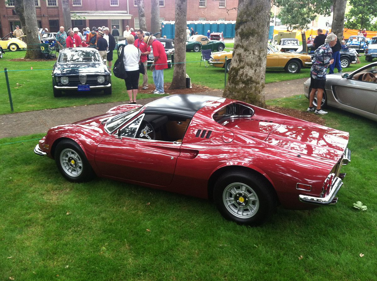 Ferrari Dino 246 GTS - from the Forest Grove Concours d'Elegance 2012 photo gallery.