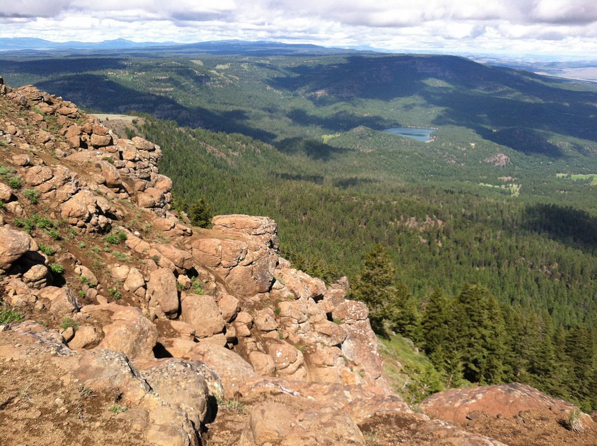 Top of Spanish Peak in Ochoco National Forest - from the Land Rover Rally Prineville July 2012 photo gallery.