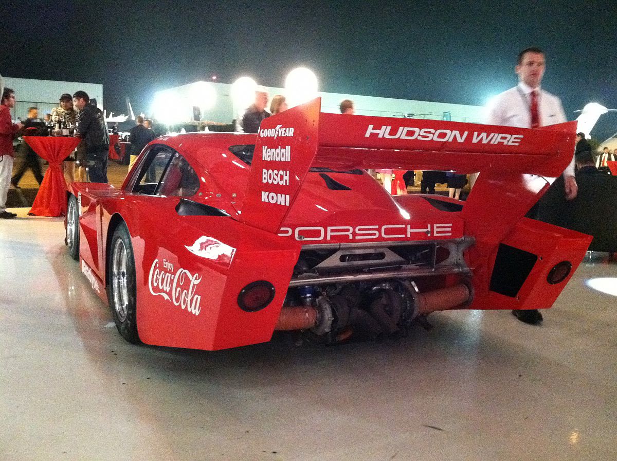 Porsche 935 racer at the Jet Party - from the Monterey 2011 photo gallery.