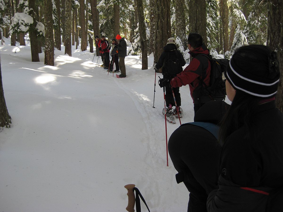 Getting some exercise - from the Snowshoe Trip to Twin Lake 2013 photo gallery.